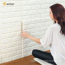China DIY Self Adhesive Brick Wall Paper Home Decoration 3D Wall Sticker XPE or PE Foam Wallpaper